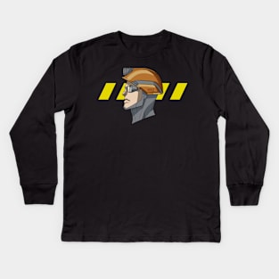 Factorio dude Kids Long Sleeve T-Shirt